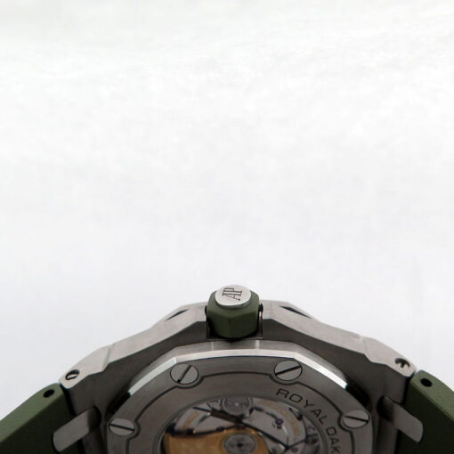Audemars Piguet 15710ST Royal Oak Offshore Diver with Green Dial - Image 5
