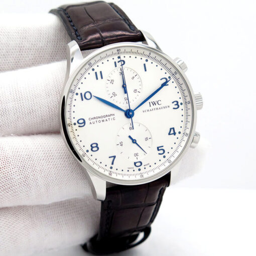 IWC IW371446 Portugieser Chronograph Automatic with Silver Dial