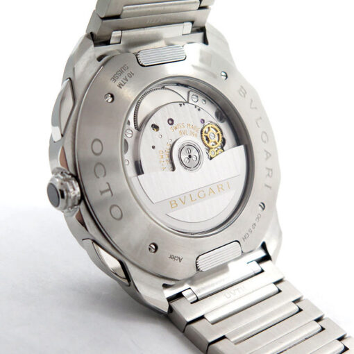 Bulgari 103829 Octo Roma Chronograph with Blue Dial - Image 4