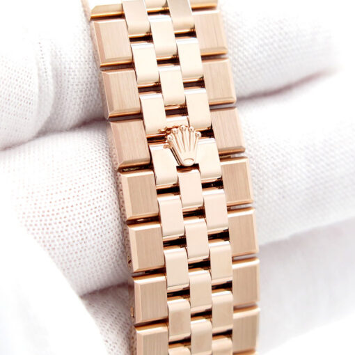 Rolex 127335 Land-Dweller 18K Rose Gold with White Dial - Image 8