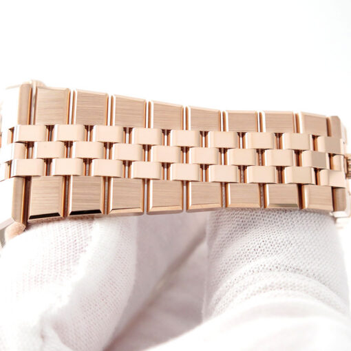Rolex 127335 Land-Dweller 18K Rose Gold with White Dial - Image 9