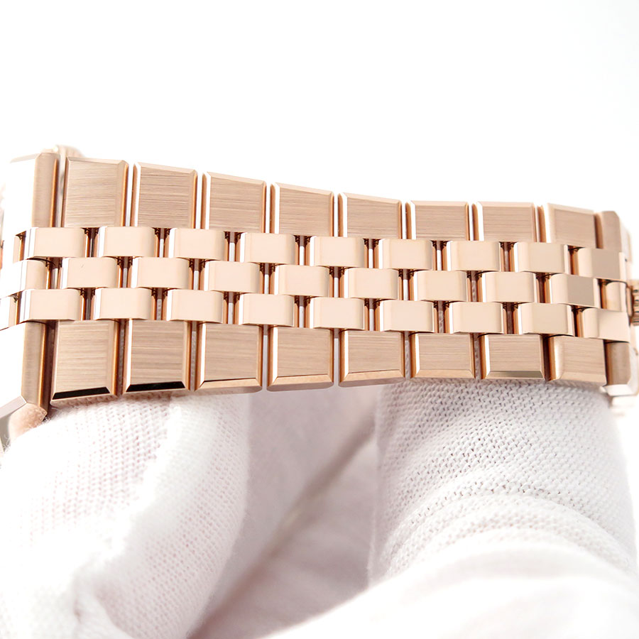 Rolex 127335 Land-Dweller 18K Rose Gold with White Dial - Image 9