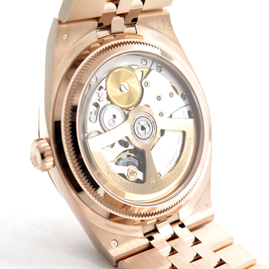 Rolex 127335 Land-Dweller 18K Rose Gold with White Dial - Image 4