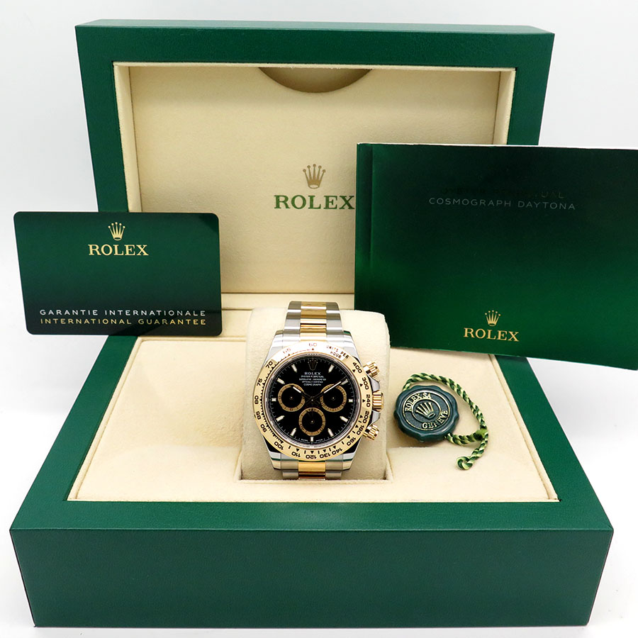 Rolex 126503 Cosmograph Daytona 18K/SS with Black Dial - Image 2