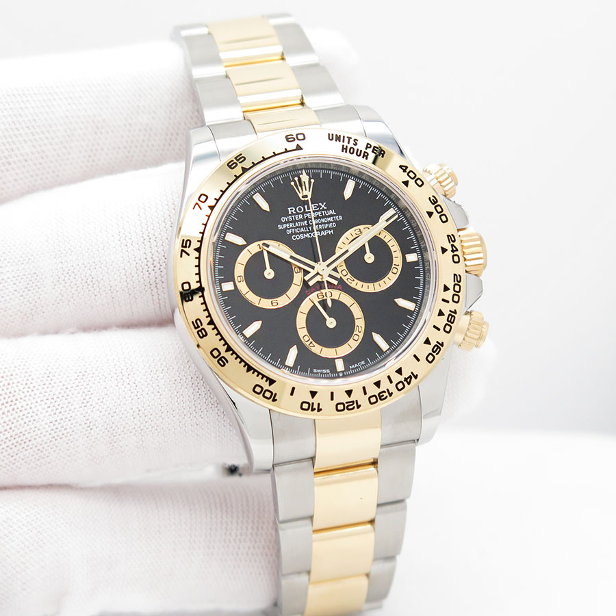 Rolex 126503 Cosmograph Daytona 18K/SS with Black Dial