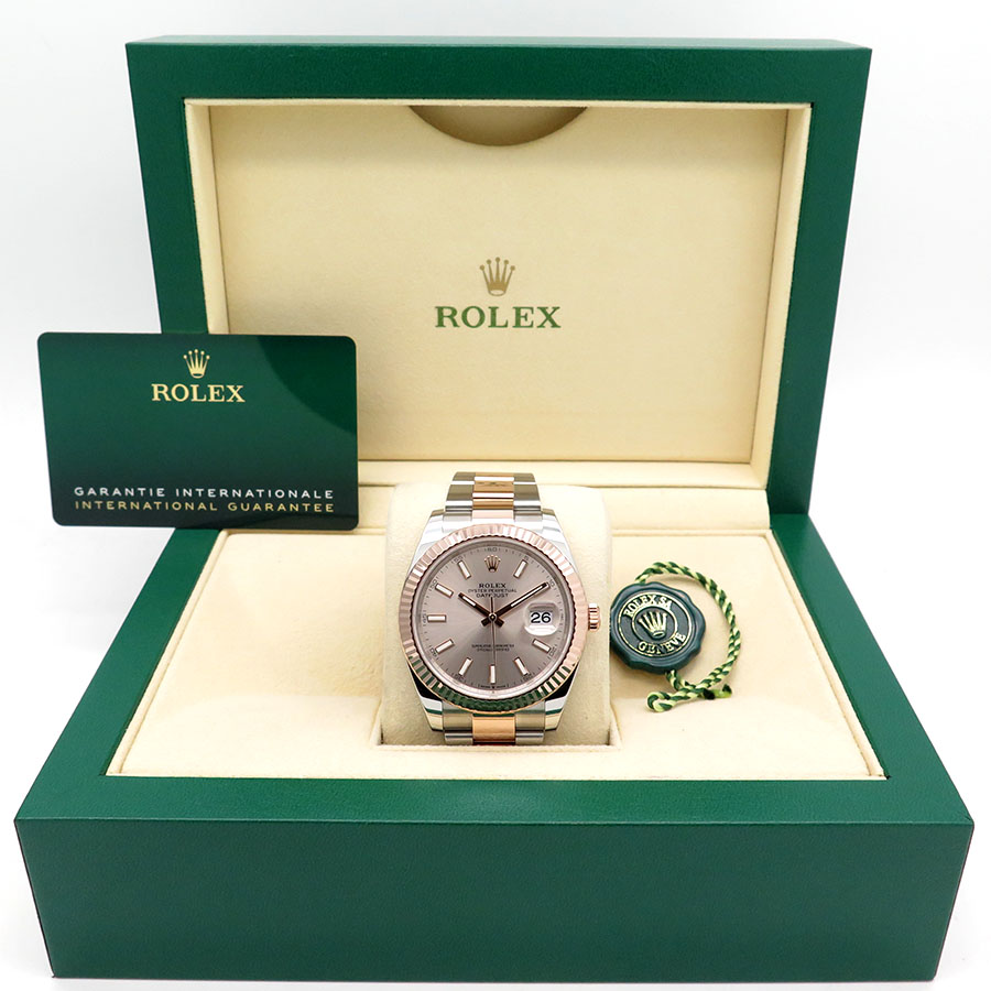 Rolex 126331 Datejust 41 18K/SS with Sundust Stick Dial on Oyster - Image 2