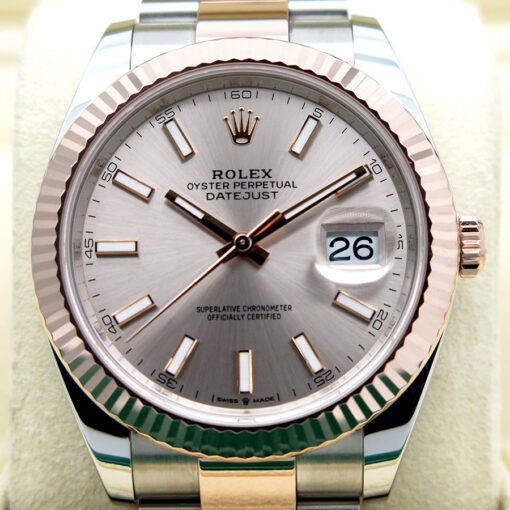 Rolex 126331 Datejust 41 18K/SS with Sundust Stick Dial on Oyster - Image 3
