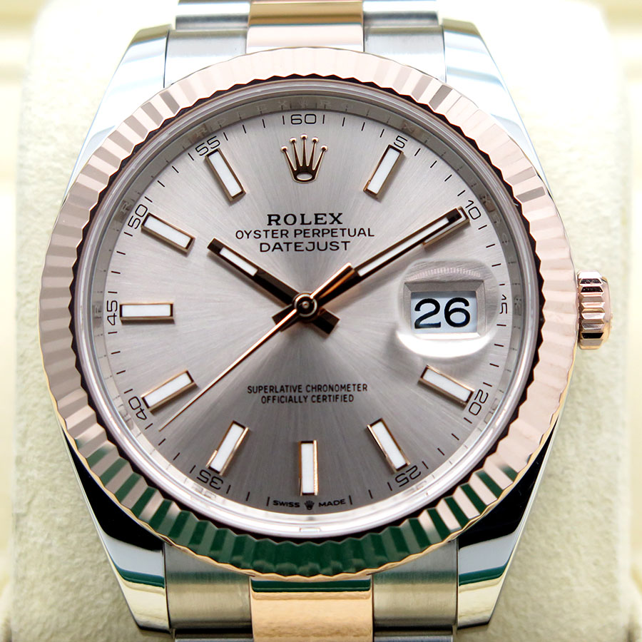 Rolex 126331 Datejust 41 18K/SS with Sundust Stick Dial on Oyster - Image 3