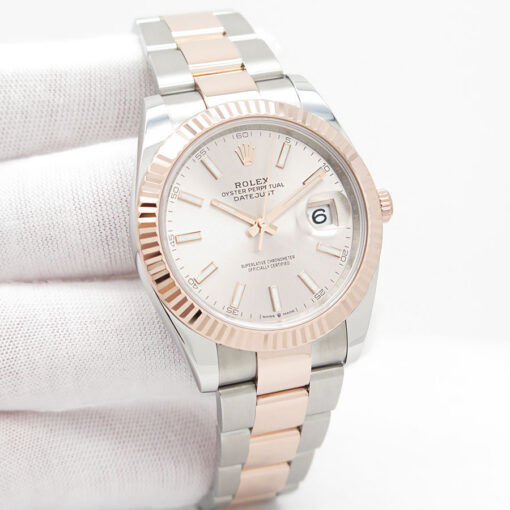 Rolex 126331 Datejust 41 18K/SS with Sundust Stick Dial on Oyster
