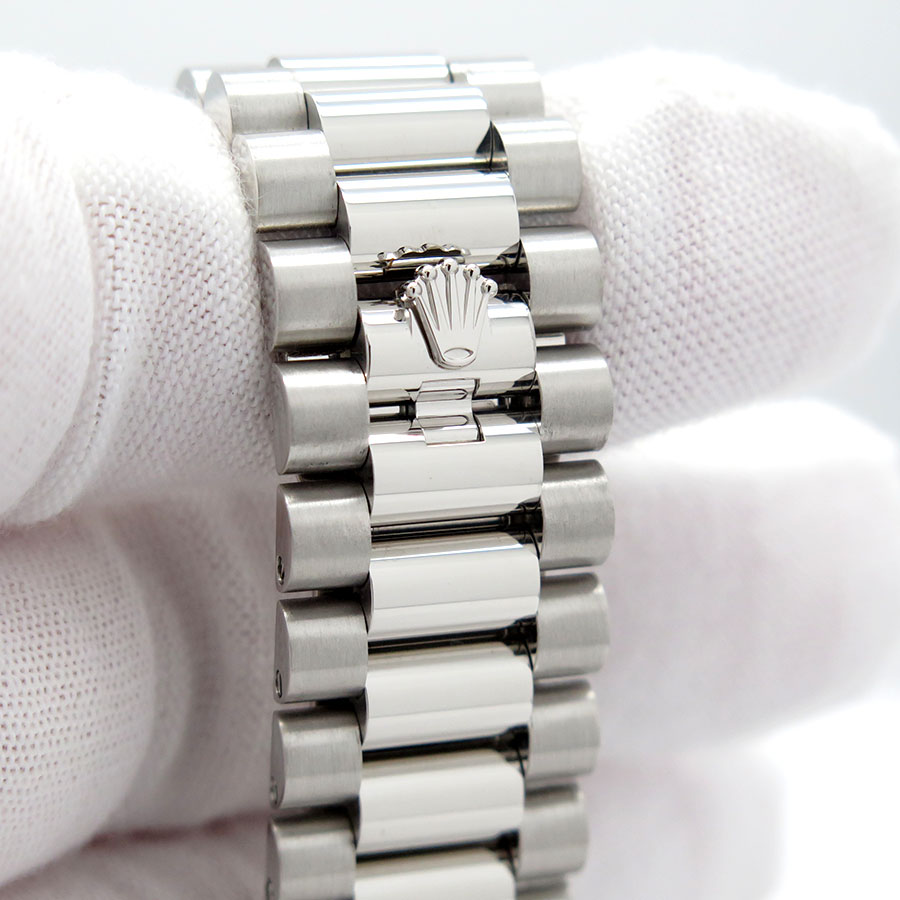 Rolex 228236 Day Date 40 Platinum with Olive Green Eastern Arabic Dial - Image 8