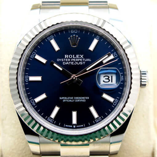 Rolex 126334 Datejust 41 with Blue Stick Dial on Oyster - Image 3