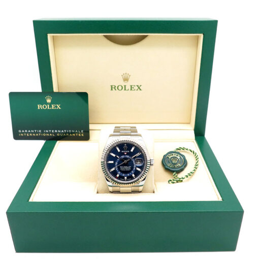 Alternative view of Rolex 336934 Skydweller with Blue Dial on Oyster