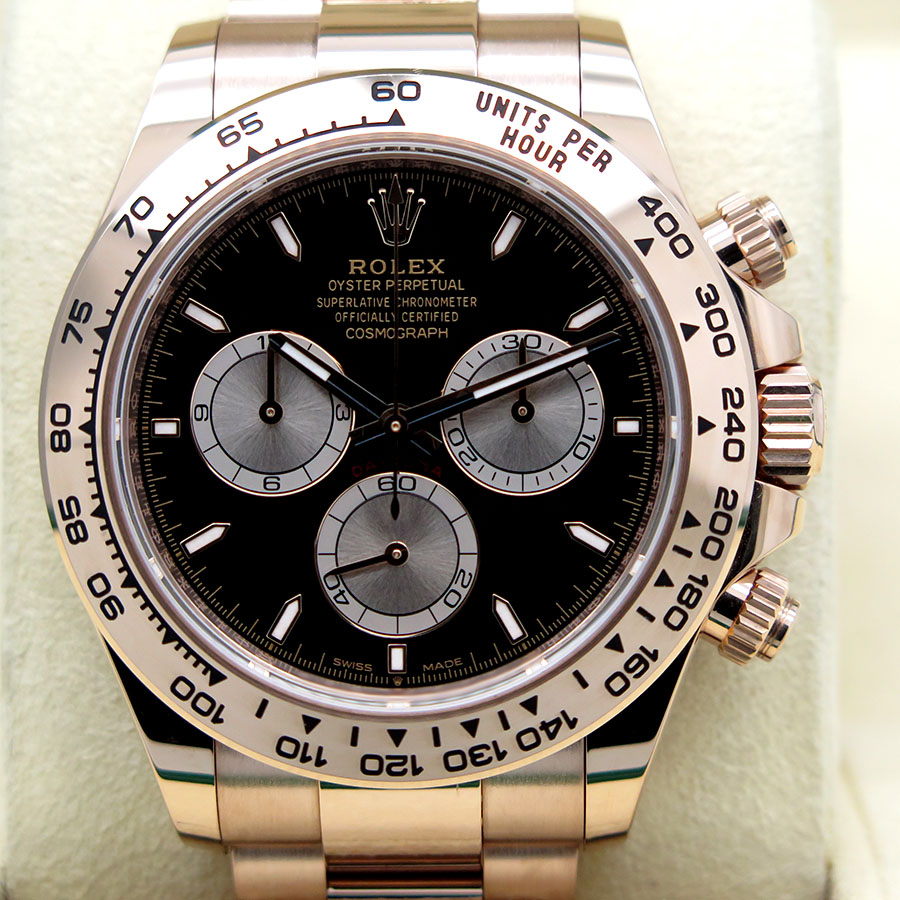 Rolex 126505 Cosmograph Daytona 18K Rose Gold with Black Dial - Image 3