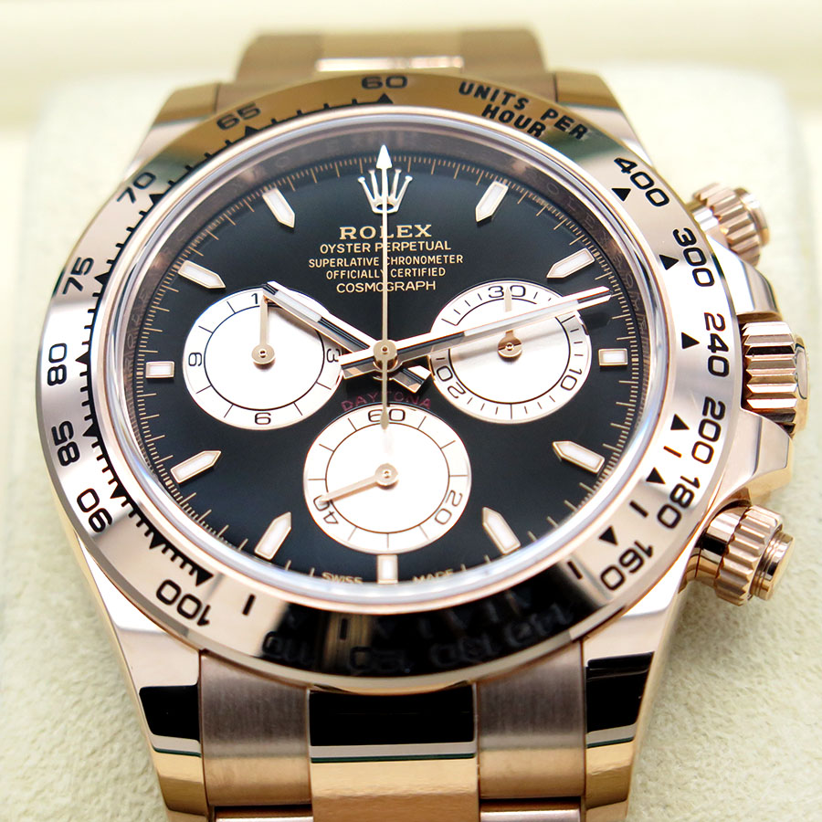Rolex 126505 Cosmograph Daytona 18K Rose Gold with Black Dial - Image 4