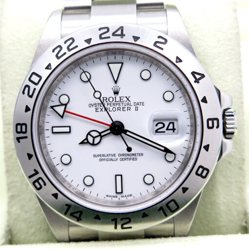 Rolex 16570 Explorer II with White Dial and 3186 Movement - Image 3