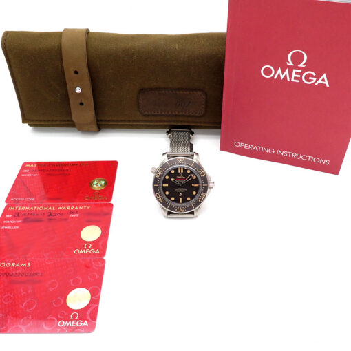 Alternative view of Omega Seamaster Diver 300m ‘007 Edition Titanium