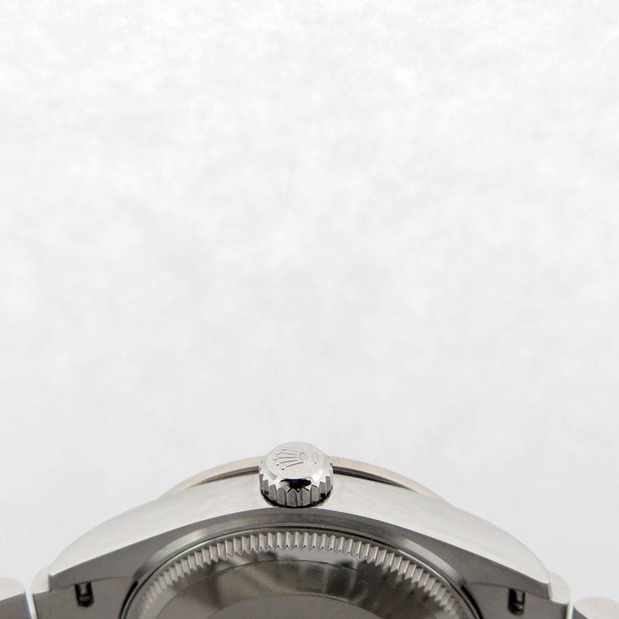 Rolex 278384RBR Datejust with Dark Grey Stick Dial and Diamond Bezel on Jubilee - Image 4