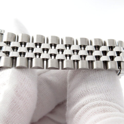 Rolex 178384 Datejust 31 with Purple Roman Diamond VI Dial Diamond Bezel on Jubilee - Image 8