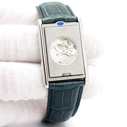 Alternative view of Cartier 2390 Tank Basculante Mecanique with Display Back
