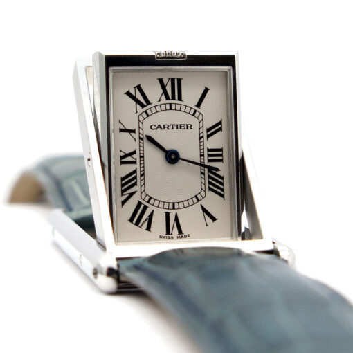 Cartier 2390 Tank Basculante Mecanique with Display Back - Image 7