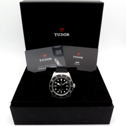Alternative view of Tudor 7941A1A0NU Black Bay 41mm with Black Bezel on Rubber