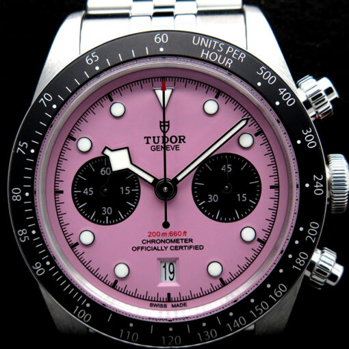 Tudor 79360N Black Bay Chronograph with Pink Dial - Image 3