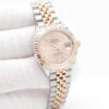Rolex 279171 Datejust 18K/SS with Rose Roman Dial on Jubilee