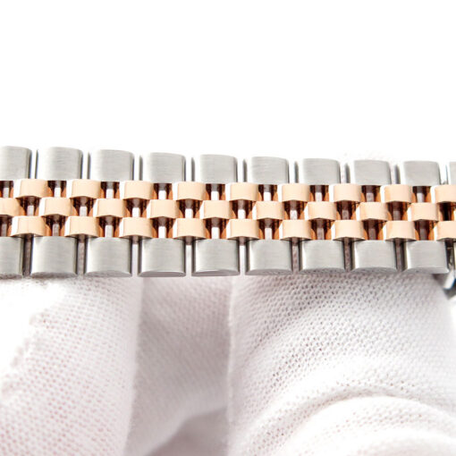 Rolex 279171 Datejust 18K/SS with Rose Roman Dial on Jubilee - Image 8