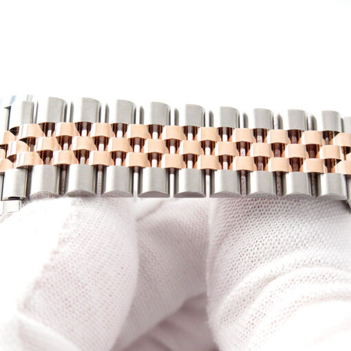 Rolex 278271 Datejust 18K/SS with Silver Diamond Dial on Jubilee - Image 6