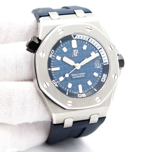 Audemars Piguet 15720ST Royal Oak Offshore Diver with Blue Dial