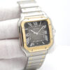 Cartier W2SA0030 Santos de Cartier Large 18K/SS Automatic with Grey Dial