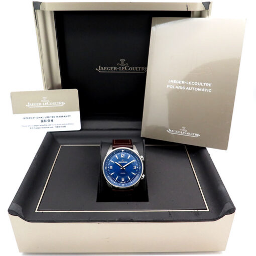 Alternative view of Jaeger LeCoultre Q9008480 Polaris Automatic with Blue Dial on Leather