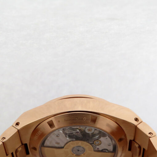 Vacheron Constantin 5520V Overseas 18K Rose Gold Chronograph with Blue Dial - Image 6