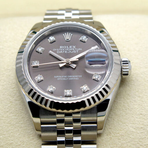 Rolex 279174 Datejust with Dark Grey Diamond Dial on Jubilee - Image 3