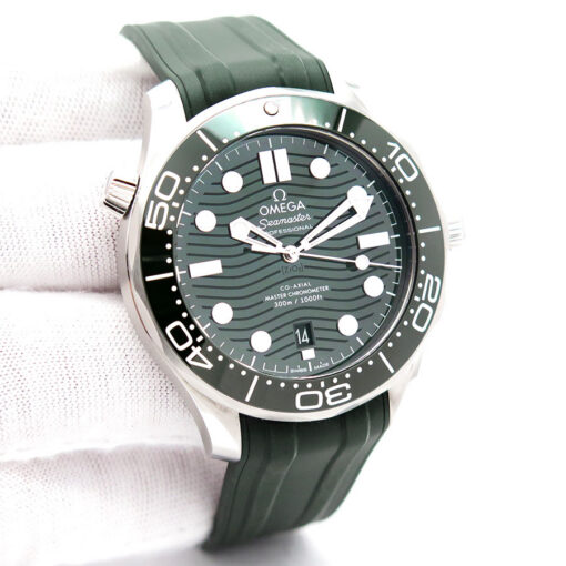 Omega Seamaster Diver 300m with Green Dial on Strap