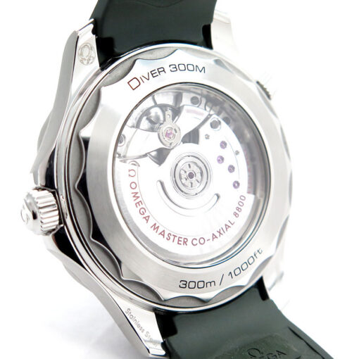 Omega Seamaster Diver 300m with Green Dial on Strap - Image 4