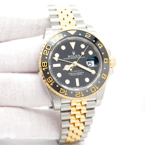 Rolex 126713GRNR GMT Master II 18K/SS on Jubilee