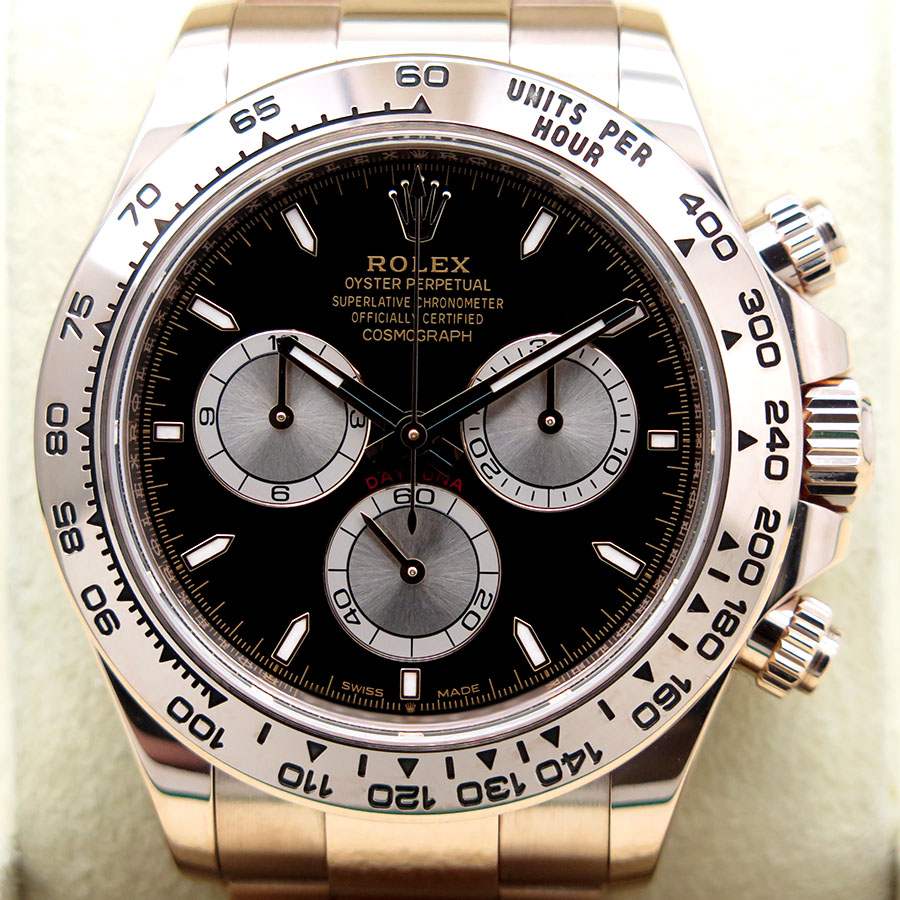 Rolex 126505 Cosmograph Daytona 18K Rose Gold with Black Dial - Image 3