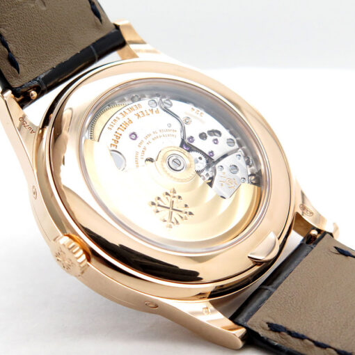 Patek Philippe 5396R Annual Calendar Moonphase with Blue Diamond Baguette Dial - Image 5