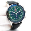 Breitling AB0137 Navitimer B01 Chronograph 46mm with Green Dial on Strap