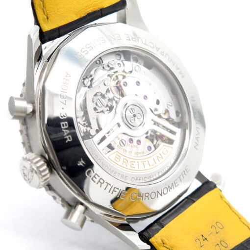 Breitling AB0137 Navitimer B01 Chronograph 46mm with Green Dial on Strap - Image 5