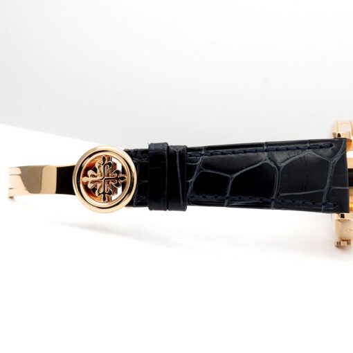 Patek Philippe 5396R Annual Calendar Moonphase with Blue Diamond Baguette Dial - Image 8