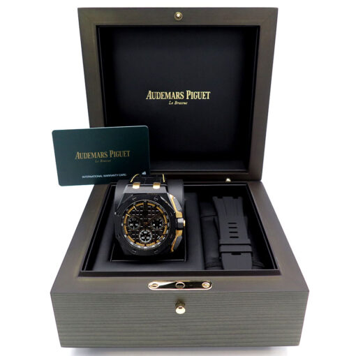 Alternative view of Audemars Piguet 26420CE Royal Oak Offshore Chronograph Ceramic & Yellow Gold