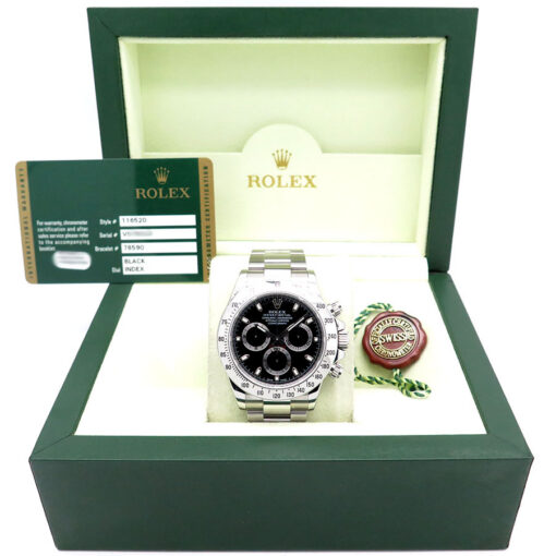 Alternative view of Rolex 116520 Cosmograph Daytona with Black Dial