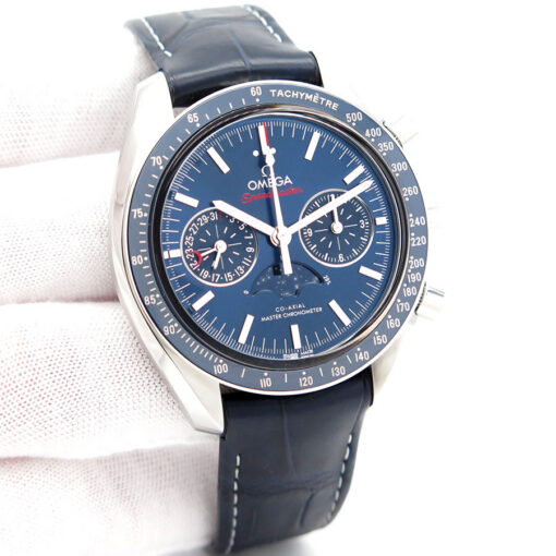 Omega Speedmaster Moonphase Chronograph with Blue Dial