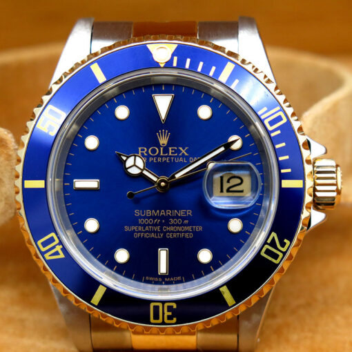 Rolex 16613LB Submariner 18K/SS with Blue Dial - Image 3