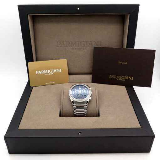Alternative view of Parmigiani Fleurier Tonda PF Chronograph Milano Blue