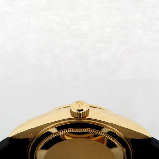 Rolex CPO 326238 Skydweller 18K Yellow Gold with Black Dial on Oysterflex - Image 4