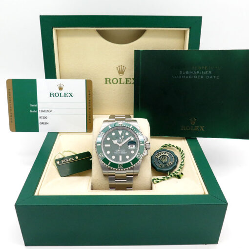 Alternative view of Rolex 116610LV Submariner (New Old Stock)