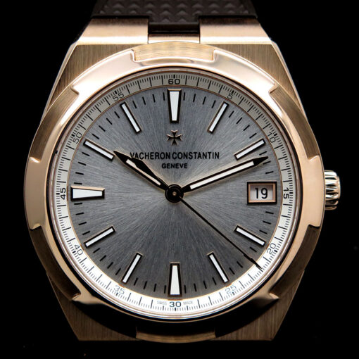 Vacheron Constantin 4500V Overseas 18K Rose Gold Automatic with Silver Dial - Image 3